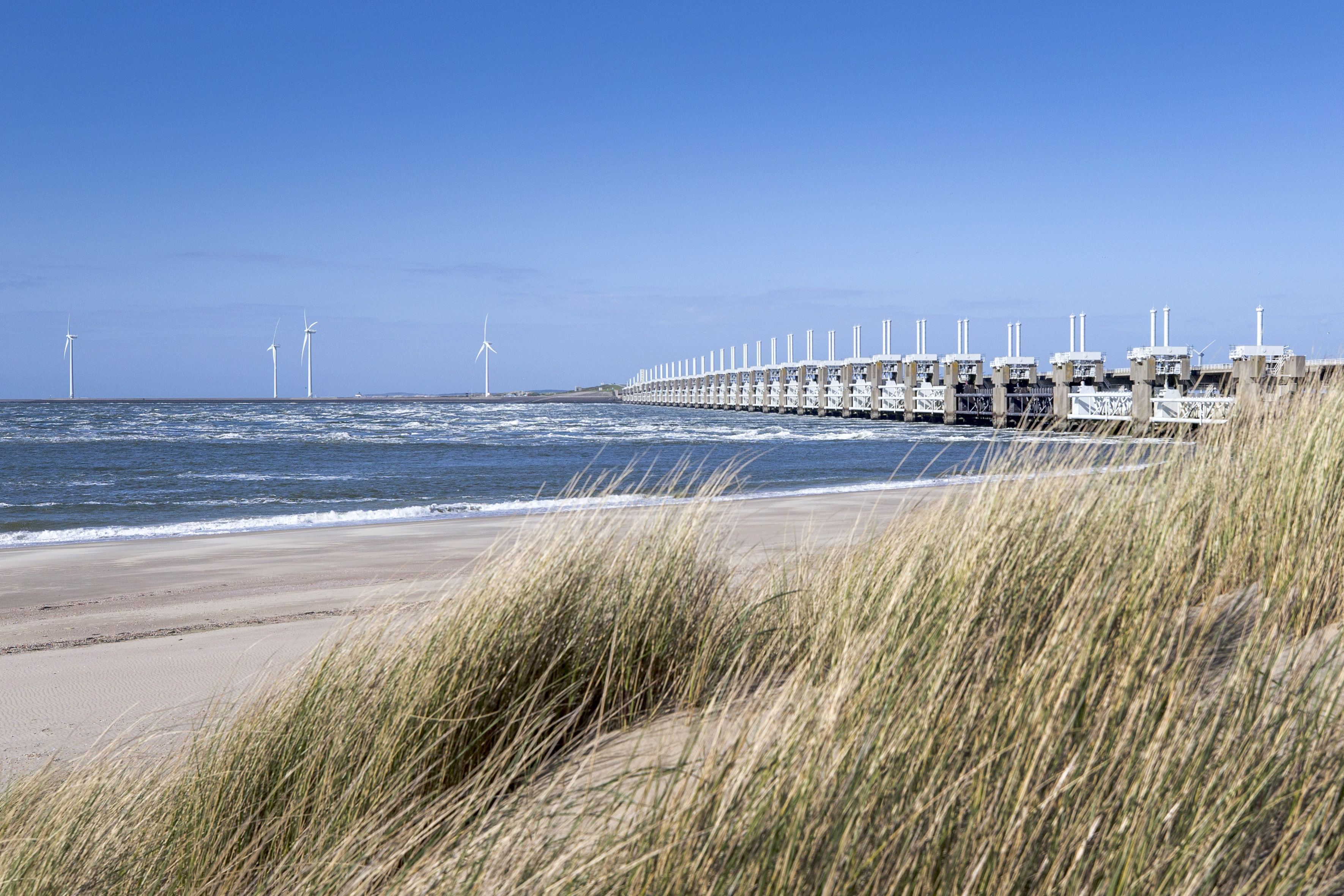 Stormvloedkering Noord Beveland zijde